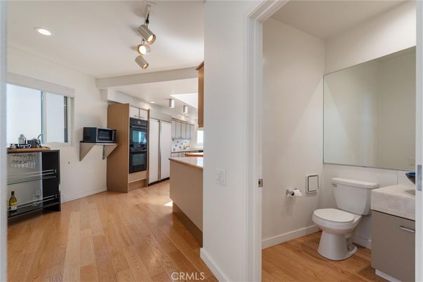 Bathroom, Interior, Kitchen, Recessed Lighting, Wood Texture Flooring