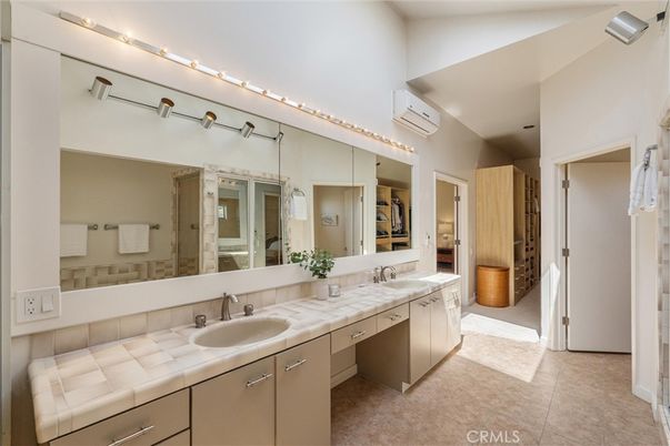 Bathroom, Dual Sink Vanities, Interior, Tile Countertops
