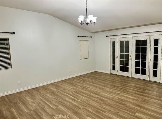 Chandelier, Empty room, Interior, Wood Texture Flooring