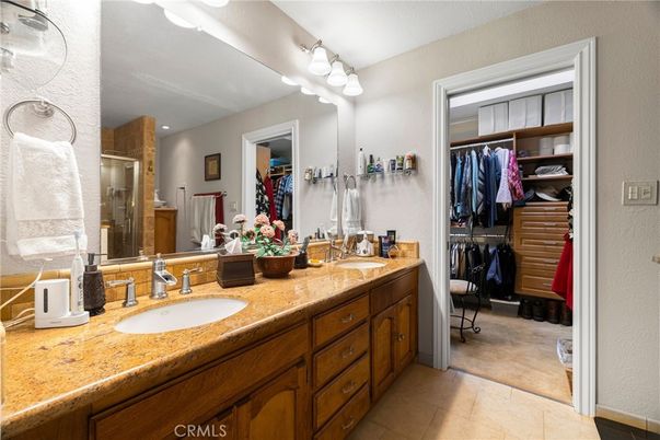 Bathroom, Dual Sink Vanities, Glass Shower, Interior, Walk-in Closets