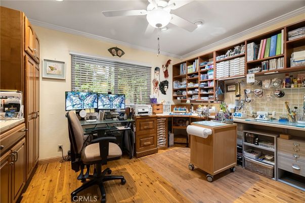 Home Office, Interior, Wood Texture Flooring