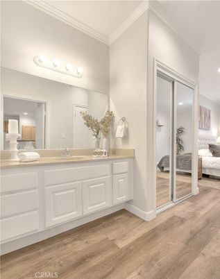 Bathroom, Bedroom, Interior, Recessed Lighting, Wood Texture Flooring