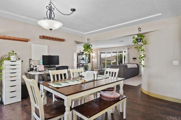 Dining room, Interior, Wood Texture Flooring