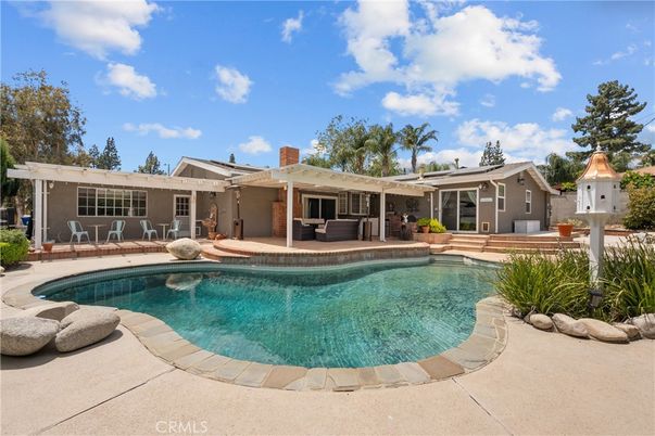 Exterior, Pool, Solar Panels