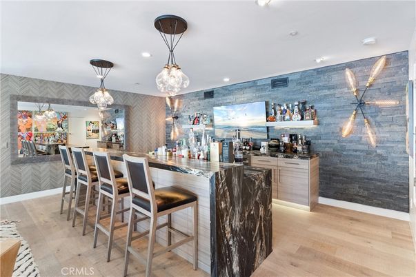 Interior, Pendant Lights, Recessed Lighting, Wood Texture Flooring