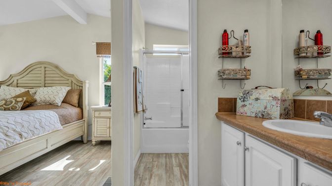 Bathroom, Bedroom, Interior, Wood Texture Flooring