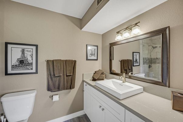 Bathroom, Interior, Wood Texture Flooring