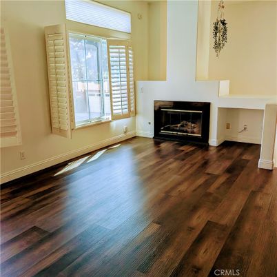 Empty room, Fireplace, Interior, Wood Texture Flooring
