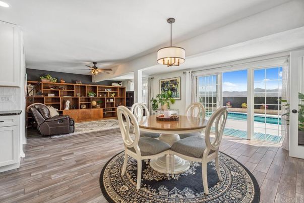 Dining room, Interior, Wood Texture Flooring