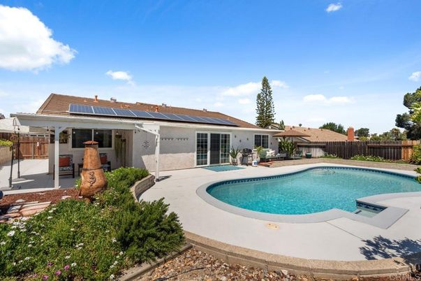 Exterior, Pool, Solar Panels