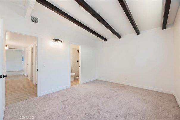 Bathroom, Empty room, Interior, Wooden Beams, Wood Texture Flooring