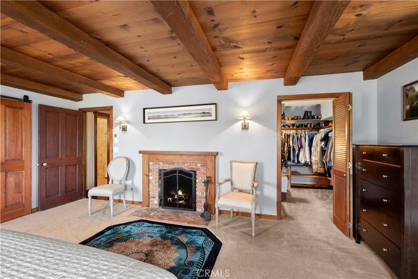 Fireplace, Interior, Wooden Beams, Wooden Ceilings