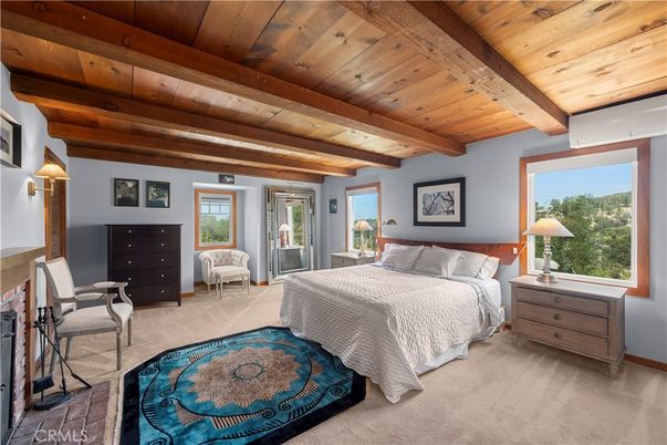 Bedroom, Interior, Wooden Beams, Wooden Ceilings