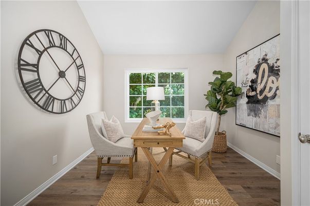 Home Office, Interior, Wood Texture Flooring