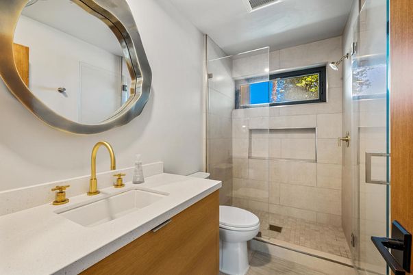 Bathroom, Glass Shower, Interior