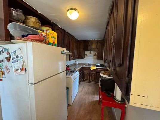 Interior, Kitchen, Wood Texture Flooring