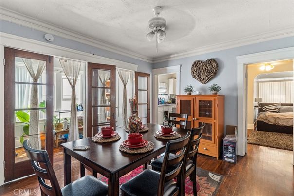 Bedroom, Dining room, Interior, Wood Texture Flooring