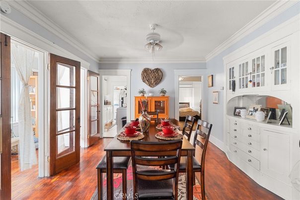 Dining room, Interior, Wood Texture Flooring