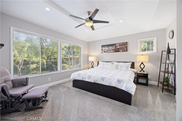 Bedroom, Interior, Recessed Lighting
