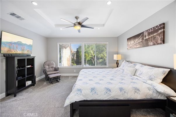 Bedroom, Interior, Recessed Lighting