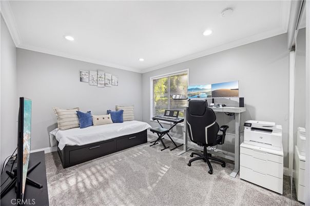 Bedroom, Home Office, Interior, Recessed Lighting