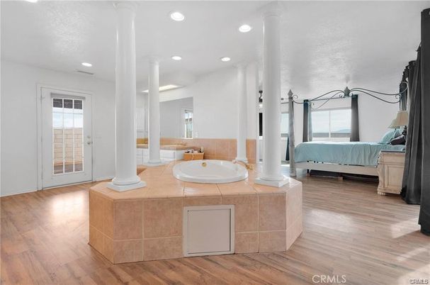 Bathroom, Bedroom, Interior, Recessed Lighting, Wood Texture Flooring