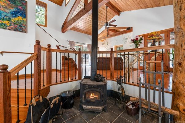 Fireplace, Interior, Wooden Beams, Wooden Ceilings
