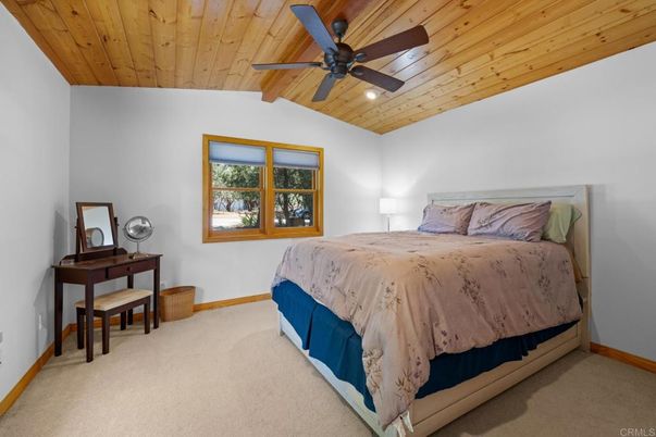 Bedroom, Interior, Recessed Lighting, Wooden Ceilings