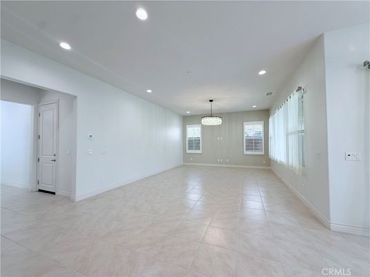 Chandelier, Empty room, Interior, Recessed Lighting
