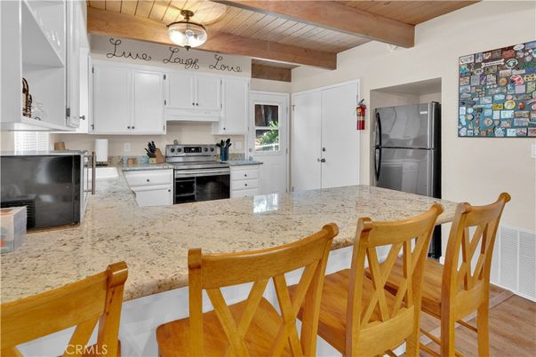 Interior, Kitchen, Stainless Steel Appliances, Wooden Beams, Wooden Ceilings, Wood Texture Flooring