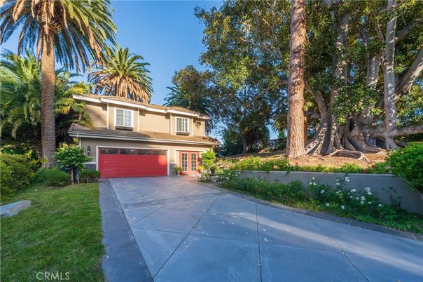 Attached, Backyard, Exterior, Facade, Mediterranean