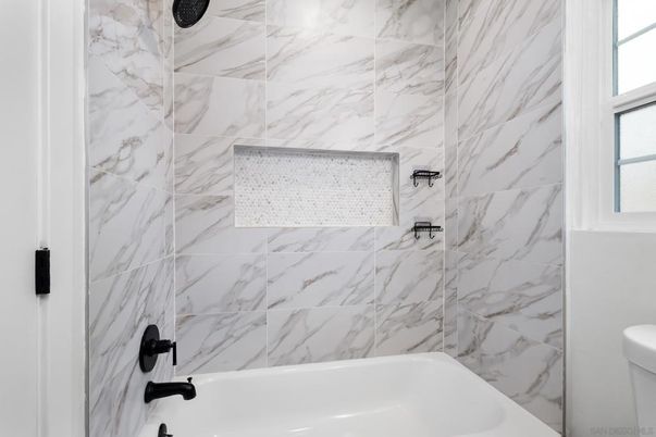 Bathroom, Interior, Marble Walls