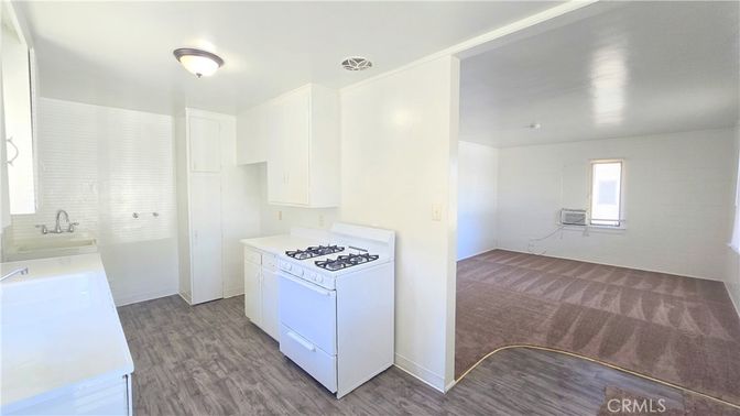 Empty room, Interior, Kitchen, Wood Texture Flooring
