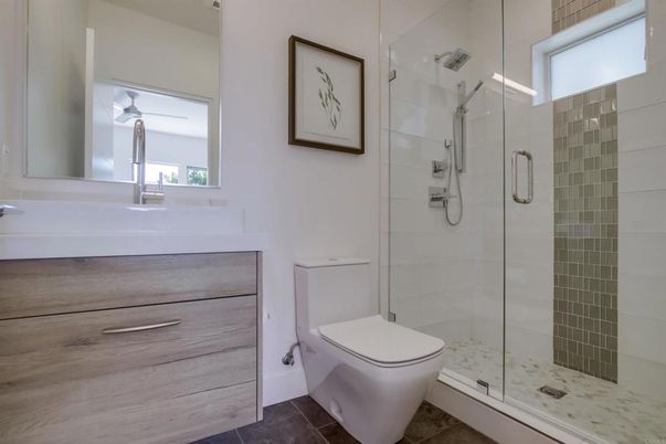 Bathroom, Glass Shower, Interior
