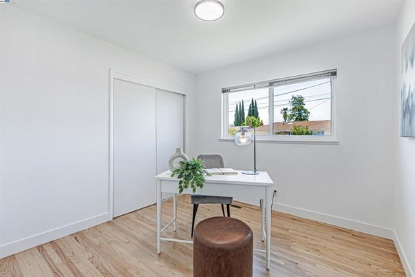 Home Office, Interior, Wood Texture Flooring