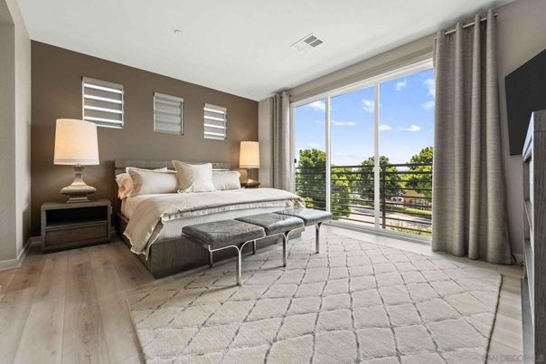 Bedroom, Interior, Wood Texture Flooring