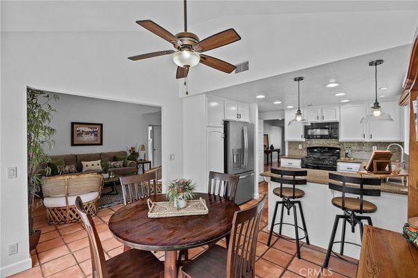 Dining room, Interior, Kitchen, Living room, Pendant Lights, Recessed Lighting