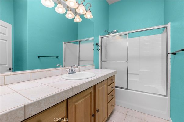 Bathroom, Glass Shower, Interior, Tile Countertops
