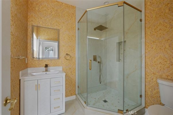 Bathroom, Glass Shower, Interior