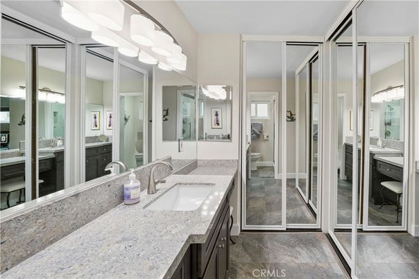 Bathroom, Dual Sink Vanities, Glass Shower, Interior