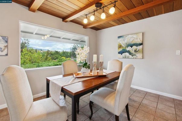 Dining room, Interior, Wooden Beams, Wooden Ceilings