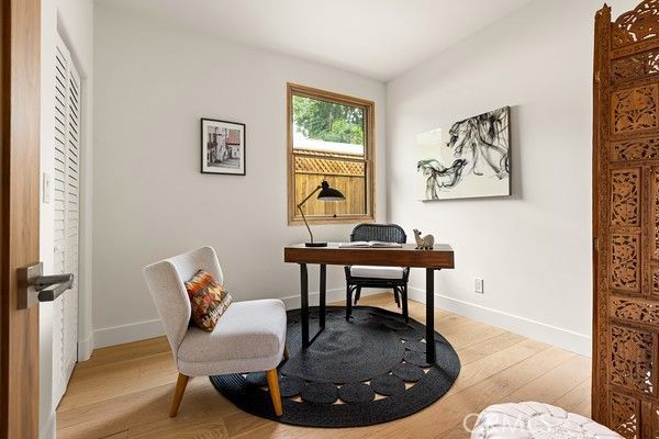Home Office, Interior, Wood Texture Flooring