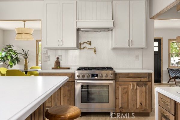 Interior, Kitchen, Pendant Lights, Stainless Steel Appliances, Wood Texture Flooring