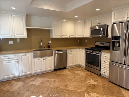 Interior, Kitchen, Recessed Lighting, Stainless Steel Appliances