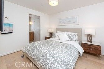 Bedroom, Interior, Pendant Lights, Wood Texture Flooring