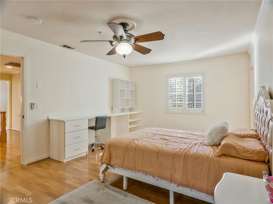 Bedroom, Home Office, Interior, Wood Texture Flooring