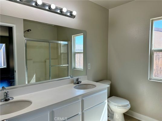 Bathroom, Dual Sink Vanities, Glass Shower, Interior