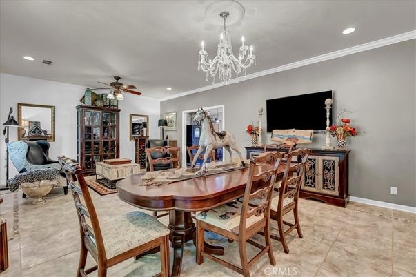 Chandelier, Dining room, Interior, Recessed Lighting