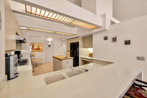 Interior, Kitchen, Wood Texture Flooring