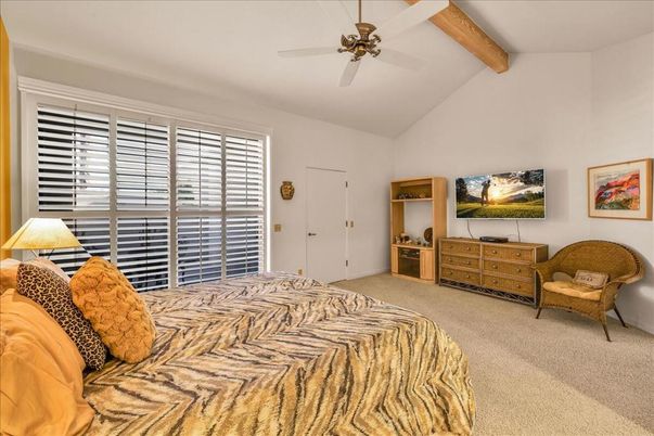 Bedroom, Interior, Wooden Beams